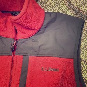 LL Bean Fleece Vest